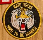 NATO Tiger Hard To Be Humble patch, Ophalen of Verzenden, Luchtmacht, Nederland, Embleem of Badge