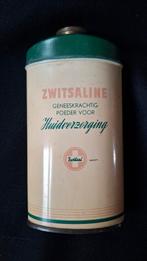 Zwitsaline zwitsal blikje poederbus bus vintage brocante, Verzamelen, Ophalen of Verzenden, Zo goed als nieuw, Overige, Overige merken