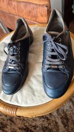 Hugo Boss blauw leren schoenen mt 41 volledig leer, Schoenen met lage hakken, Blauw, Ophalen of Verzenden, Gedragen