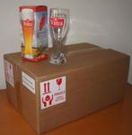 Nw. Doos met 24st. Texel Skuumkoppe Bierglazen (0,50 p/stuk), Ophalen of Verzenden, Nieuw, Glas of Glazen, Overige merken