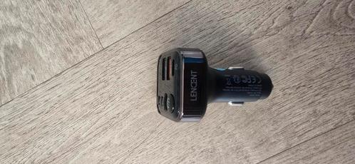 LENCENT Bluetooth 5.3 FM Transmitter, Bluetooth FM Transmitt, Telecommunicatie, Autoladers, Zo goed als nieuw, Ophalen of Verzenden