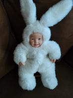 Anne geddes Poppenbaby in Konijnenpak, Kinderen en Baby's, Speelgoed | Poppen, Ophalen of Verzenden, Zo goed als nieuw, Babypop