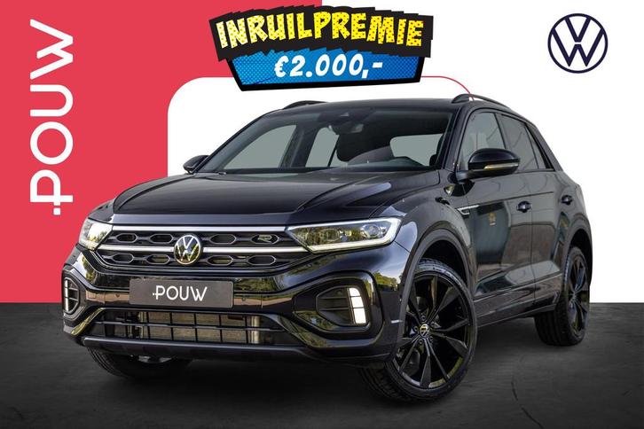 Volkswagen T-Roc 1.5 TSI 150pk R-Line Edition | Black Style, Auto's, Volkswagen, Bedrijf, Te koop, T-Roc, ABS, Achteruitrijcamera