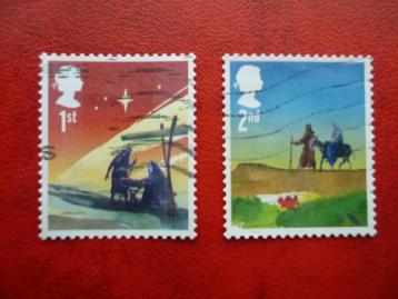 UK Kerstzegels 2015 1st en 2nd gestempeld beschikbaar voor biedingen