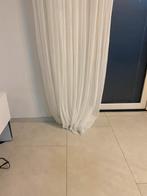 Nieuwe Witte gordijnen, nette staat 260/190, Huis en Inrichting, Minder dan 50 cm, 200 cm of meer, Wit, Ophalen of Verzenden