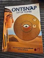 Ontsnapt uit de Tombe, escaperoompuzzelboek vol fun en facts, Ophalen of Verzenden, Zo goed als nieuw, Europa