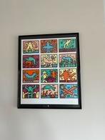 Keith Haring poster in zwarte lijst 61x51 cm, Ophalen of Verzenden