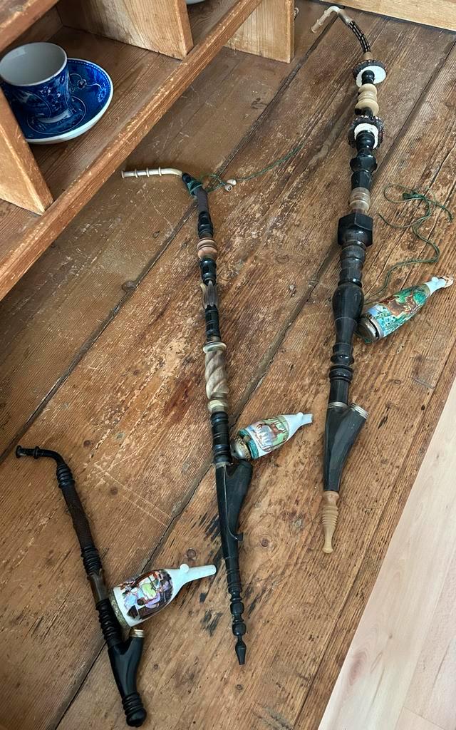 3 Vintage West-Duitse porseleinen Pijpen, Antiek en Kunst, Antiek | Porselein, Ophalen