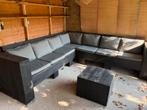 Steigerhouten loungebank met kussens, Ophalen, Gebruikt, Steigerhout, Loungeset