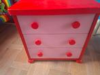 Rood / roze ladeblok, Huis en Inrichting, Ophalen, Gebruikt, 50 tot 100 cm, 3 of 4 laden