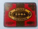 Erba Fumad 10 Cigarros sigaren blik Valkenswaard, Verzamelen, Blikken, Overige merken, Gebruikt, Overige, Ophalen of Verzenden