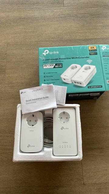 TPK-Link Pasthrough Powerline Wi-Fi Extender beschikbaar voor biedingen