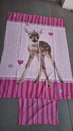 Dekbedovertrek 1 persoons meisje hertje – ZGAN, Meisje, Dekbedovertrek, Ophalen of Verzenden, Zo goed als nieuw