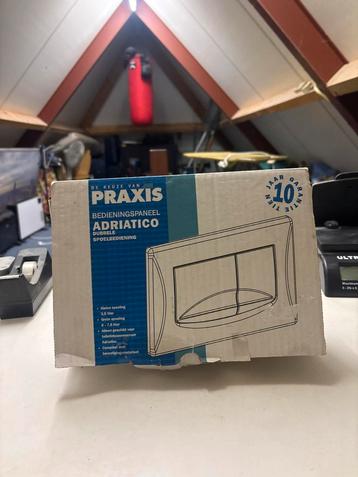 Nieuwe Praxis Adriatico toilet drukpaneel / Bedieningspaneel beschikbaar voor biedingen