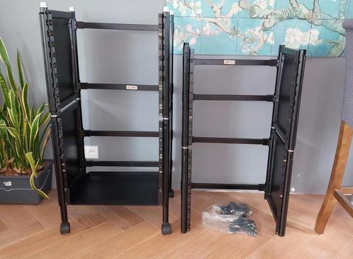 👉Quik Lok Modulair Studio Rack. 4x 10he 🎛, Muziek en Instrumenten, Behuizingen en Koffers, Zo goed als nieuw, Overige instrumenten