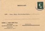 Firma J. van Wijk Azn., Grossiers, Gouda - 06.1946 - briefka, Postzegels en Munten, Brieven en Enveloppen | Nederland, Ophalen of Verzenden
