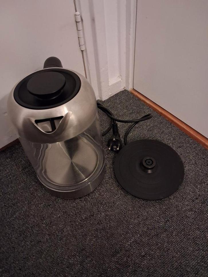 Waterkoker, Witgoed en Apparatuur, Waterkokers, Nieuw, 1 tot 2 liter, Rvs, Ophalen of Verzenden