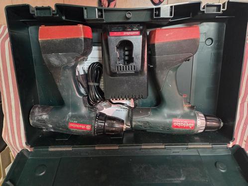 2 metabo accu schroefboormachines + nieuwe lader, Doe-het-zelf en Verbouw, Gereedschap | Boormachines, Gebruikt, Boor- en Schroefmachine