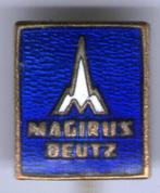 MAGIRUS DEUTZ blauw email zilverkl tractor speldje ( D_107 ), Verzenden, Zo goed als nieuw, Transport, Speldje of Pin