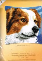 Cado vervaco borduurpakket kussen border collie, Ophalen of Verzenden, Nieuw, Handborduren, Borduurpakket