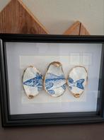 Oesters in verdiepte lijst, Huis en Inrichting, Minder dan 50 cm, Nieuw, Ophalen of Verzenden, Minder dan 50 cm