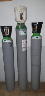 3 stuks Gasflessen 10L incl flessenkar., Doe-het-zelf en Verbouw, Overige typen, Gebruikt, Ophalen of Verzenden