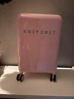 SuitSuit handbagage koffer roze, 50 tot 60 cm, Hard kunststof, Verzenden, Slot