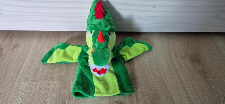 AH / Efteling. Handpop draak., Verzamelen, Efteling, Zo goed als nieuw, Beeldje of Poppetje, Ophalen of Verzenden