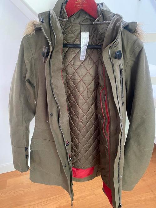 Quechua waterdichte 3-in-1 damesjas maat M, Kleding | Dames, Jassen | Winter, Zo goed als nieuw, Maat 38/40 (M), Groen, Verzenden