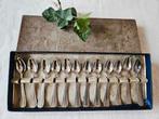 12 vintage advocaatlepeltjes Sola Kerkraam, Antiek en Kunst, Antiek | Bestek, Ophalen of Verzenden
