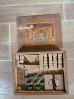 oude houten blokkendoos, Antiek en Kunst, Ophalen of Verzenden