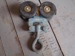 Loopkat katrol loopwielen. 15 stuks op voorraad., Doe-het-zelf en Verbouw, Ophalen of Verzenden, Gebruikt