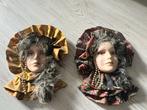 2 decoratieve Venetiaanse maskers, Huis en Inrichting, Woonaccessoires | Kransen, Ophalen of Verzenden, Zo goed als nieuw
