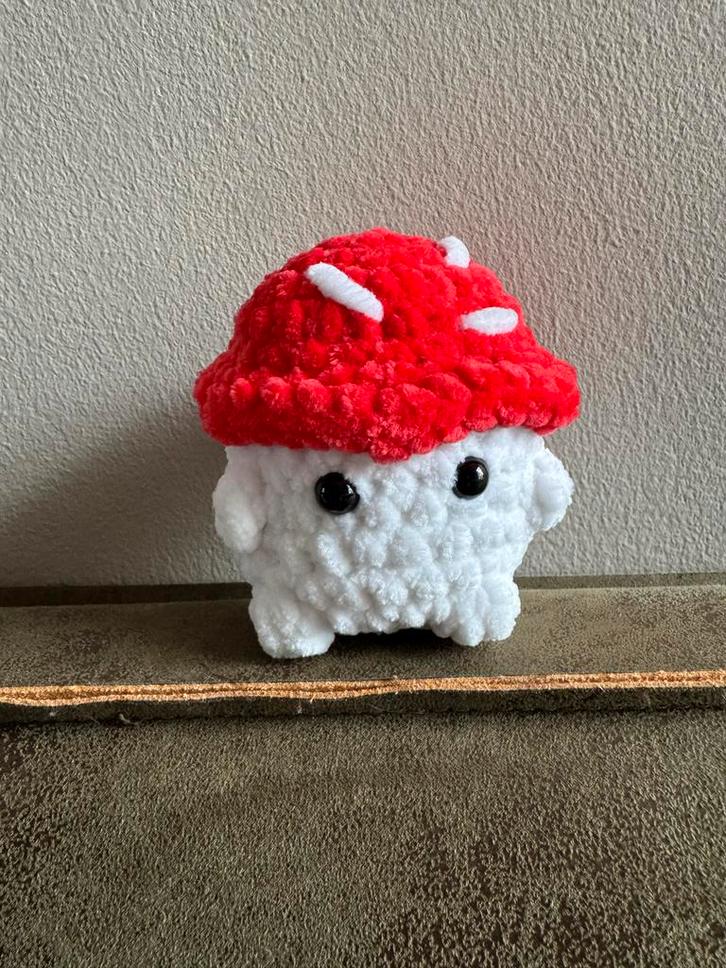 Gehaakte Paddenstoel Knuffels, Kinderen en Baby's, Speelgoed | Knuffels en Pluche, Nieuw, Overige typen, Ophalen of Verzenden