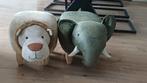 2 Krukjes: Olifant & Leeuw - Kindermeubels, Huis en Inrichting, Ophalen, Zo goed als nieuw