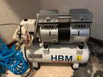 Hbm stille compressor air brush airbrush, Doe-het-zelf en Verbouw, Compressors, Minder dan 25 liter, Ophalen, 6 tot 10 bar, Minder dan 200 liter/min