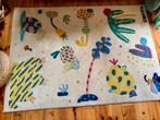 Geweldig uniek vloerkleed wol kleurrijk Ikea Art Event 2019, Ophalen, Gebruikt, Blauw, 150 tot 200 cm