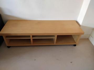 TV meubel audiomeubel Ikea Oppli op wieltjes jaren '90 beschikbaar voor biedingen