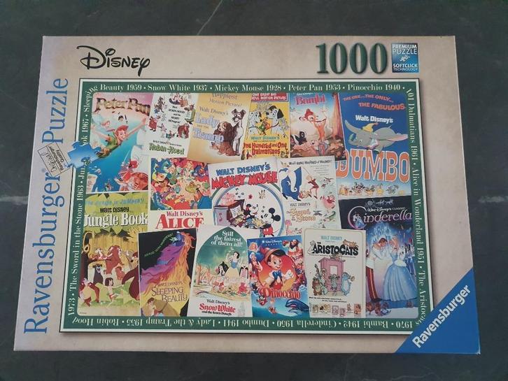 Ravensburger Disney Puzzel. Nummer: 198740 (11), Hobby en Vrije tijd, Denksport en Puzzels, Zo goed als nieuw, Legpuzzel, 500 t/m 1500 stukjes