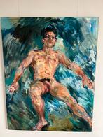 Groot origineel olieverfschilderij – Willibrord Haas, Ophalen