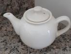 Witte theepot, Overige typen, Ophalen of Verzenden, Zo goed als nieuw, Overige stijlen