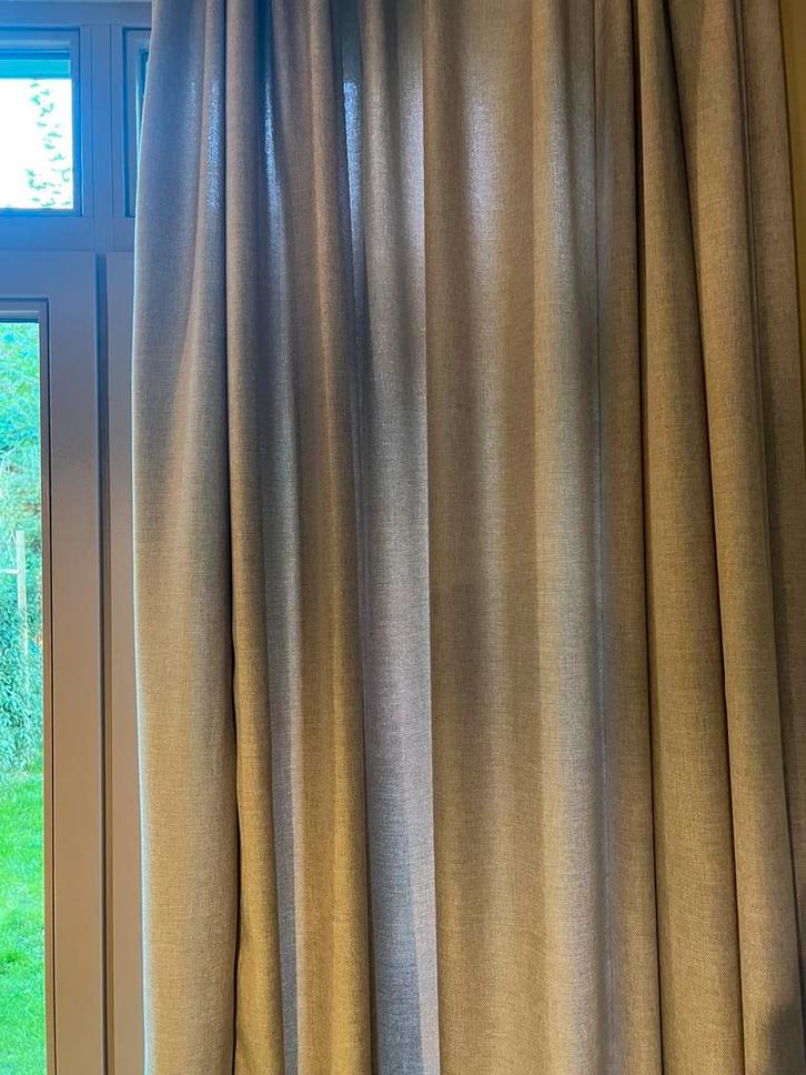 Gordijnen Karwei Pelle 2070 (zand) - gloednieuw, Huis en Inrichting, Stoffering | Gordijnen en Lamellen, Nieuw, 200 cm of meer