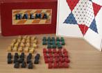 Vintage Halma spel met houten pionnen/poppetjes, Hobby en Vrije tijd, Gezelschapsspellen | Bordspellen, Ophalen of Verzenden, Zo goed als nieuw
