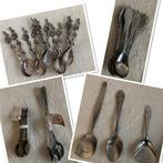 Brocante theelepeltjes - likeurlepeltjes - suikerscheppen, Antiek en Kunst, Antiek | Bestek, Ophalen of Verzenden