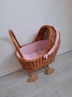 Rieten poppenwagen, Ophalen, Zo goed als nieuw, Babypop