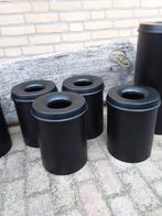prullenbakken vlam dovend, ZGAN, Ophalen of Verzenden, Zo goed als nieuw, Metaal, Minder dan 50 cm