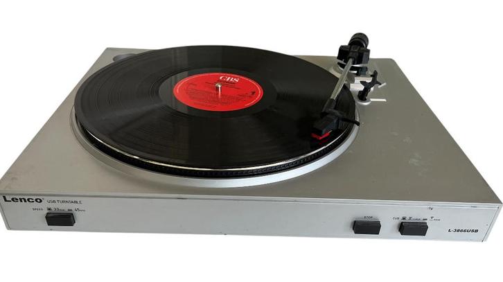Lenco platenspeler L 3866 USB, Audio, Tv en Foto, Platenspelers, Zo goed als nieuw, Platenspeler, Overige merken, USB-aansluiting