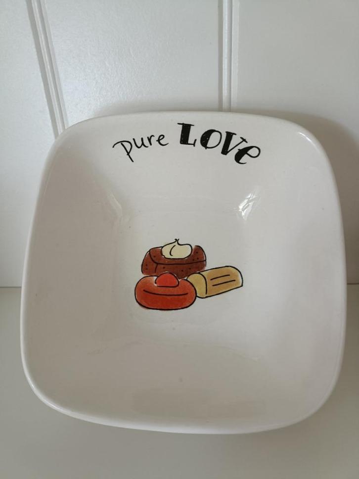 Blond Amsterdam schaaltje pure love, Huis en Inrichting, Woonaccessoires | Overige, Zo goed als nieuw, Ophalen of Verzenden