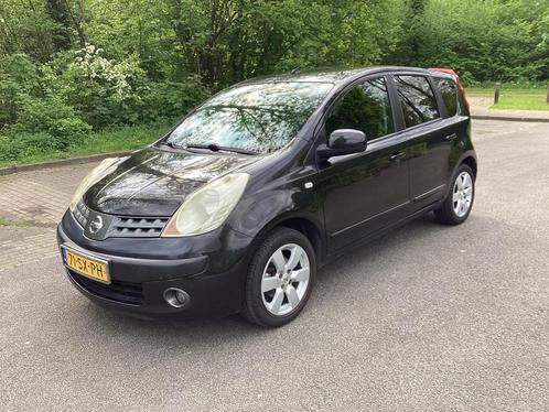 Nissan First Note 1.4 16V 2006 Zwart + Clima., Auto's, Nissan, Particulier, Note, ABS, Airbags, Airconditioning, Boordcomputer