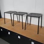 3x Metalen krukken - zwart - 50 cm zithoogte, Ophalen of Verzenden, Nieuw